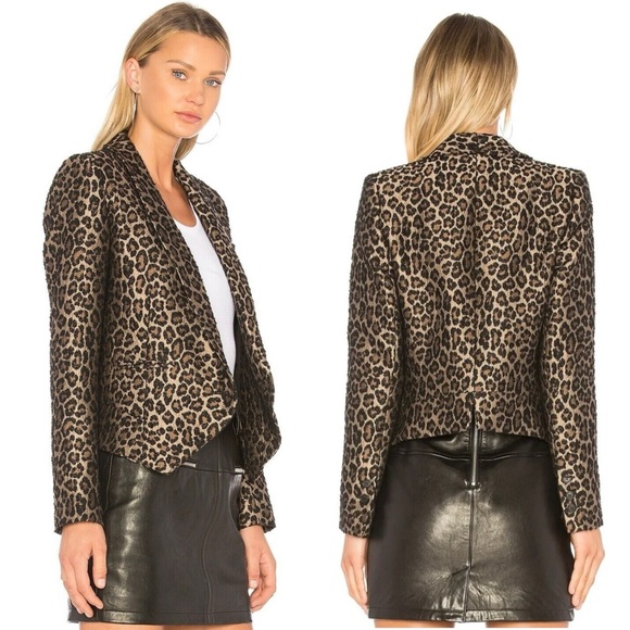 Smythe Leopard Print Anytime Blazer - 4 - Picture 13 of 13